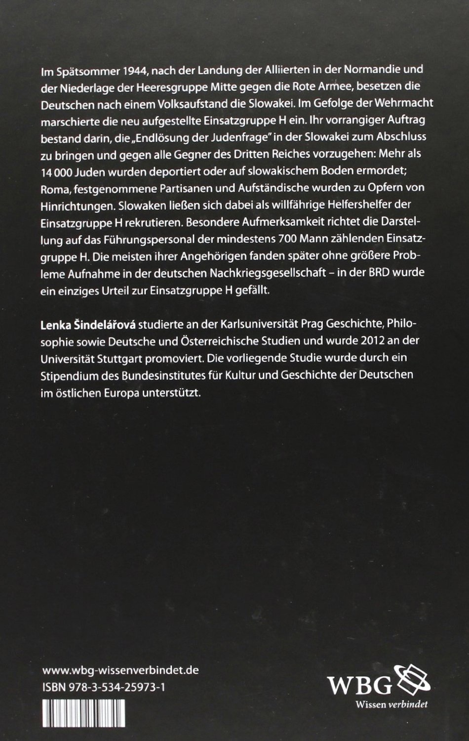 Finale der Vernichtung. Die Einsatzgruppe H in der Slowakei 1944/1945
